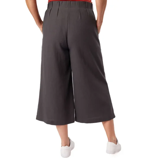 Women'S Brisa Linen Culotte Carbon