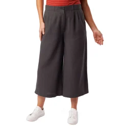 Women'S Brisa Linen Culotte Carbon