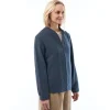 Women'S Brisa Linen Jacket Ocean Blue
