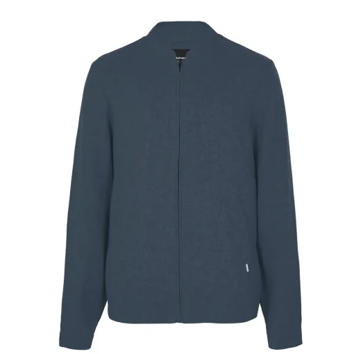 Women'S Brisa Linen Jacket Ocean Blue