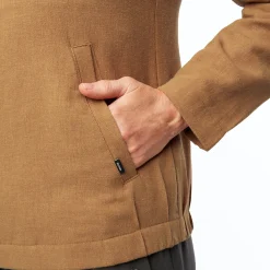 Women'S Brisa Linen Jacket Desert Ochre