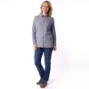 Women'S Brisa Linen Long Sleeve Shirt Ocean Blue