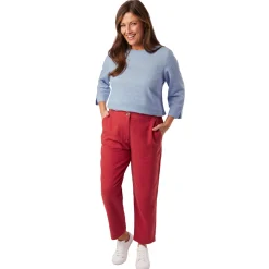 Women'S Brisa Linen Trousers Coast Red