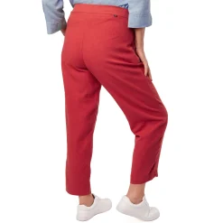 Women'S Brisa Linen Trousers Coast Red