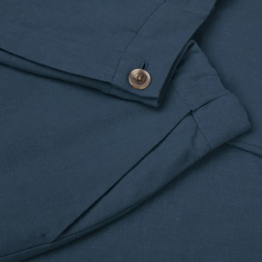 Women'S Brisa Linen Trousers Ocean Blue