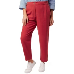 Women'S Brisa Linen Trousers Coast Red