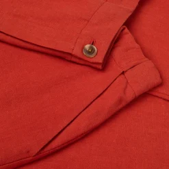 Women'S Brisa Linen Trousers Coast Red