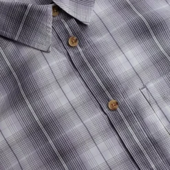 Women'S Coast Long Sleeve Shirt Mauve Grey/Orchid Check