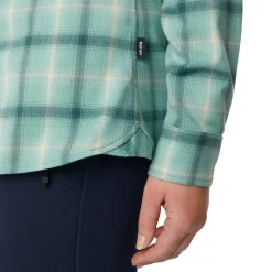 Women'S Cove Long Sleeve Shirt Venice Green Check