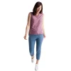 Women'S District Cropped Trousers Heather Blue