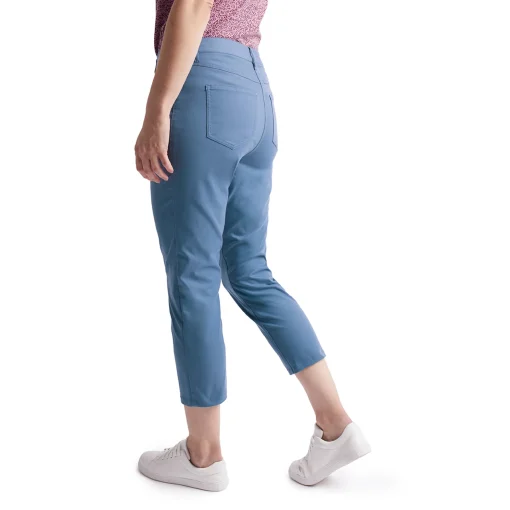 Women'S District Cropped Trousers Heather Blue