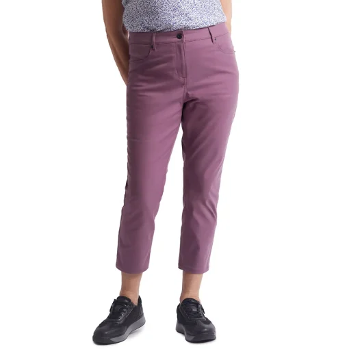 Women'S District Cropped Trousers Haze Purple