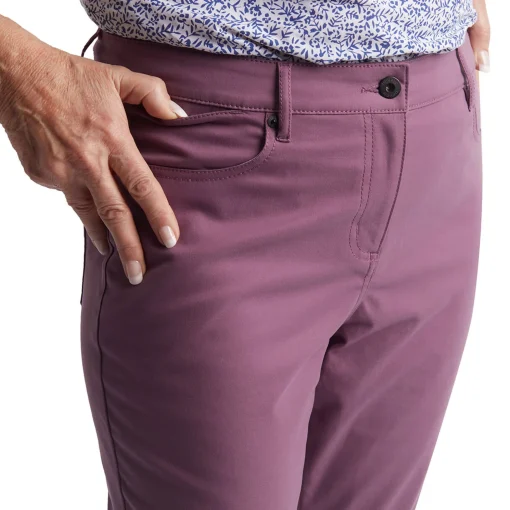 Women'S District Cropped Trousers Haze Purple