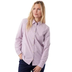 Women'S Eave Long Sleeve Breeze Lilac Gingham