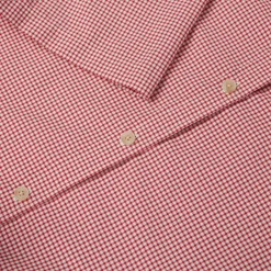 Women'S Eave Short Sleeve Shirt Cardinal Pink Gingham