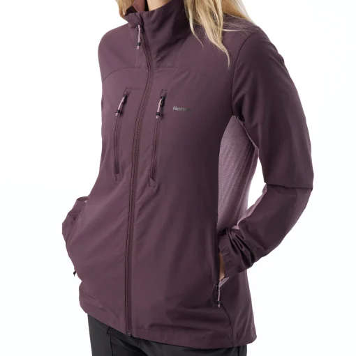 Women'S Fjell Vapour Jacket Twilight Purple/Breeze Lilac