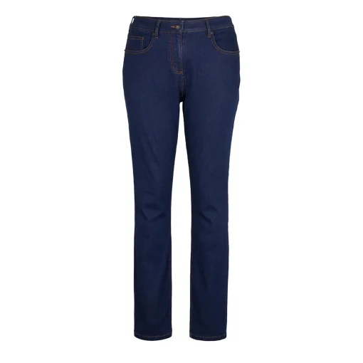 Women'S Flex Tapered Fit Stretch Jeans In Dark Denim