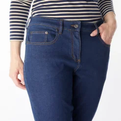 Women'S Flex Tapered Fit Stretch Jeans In Dark Denim