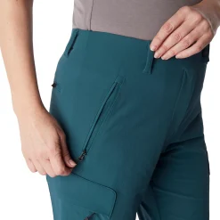 Women'S Glen Cargo Trousers Teal Blue