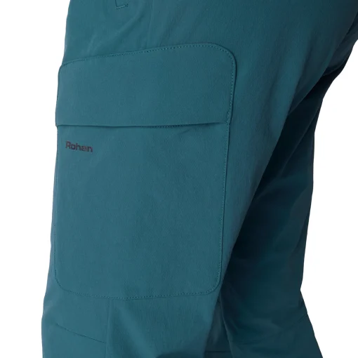 Women'S Glen Cargo Trousers Teal Blue
