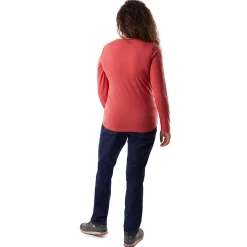 Women'S Global Long Sleeve T Cardinal Pink