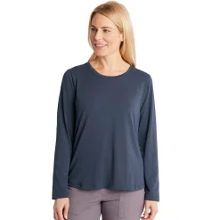 Women'S Global Long Sleeve T True Navy