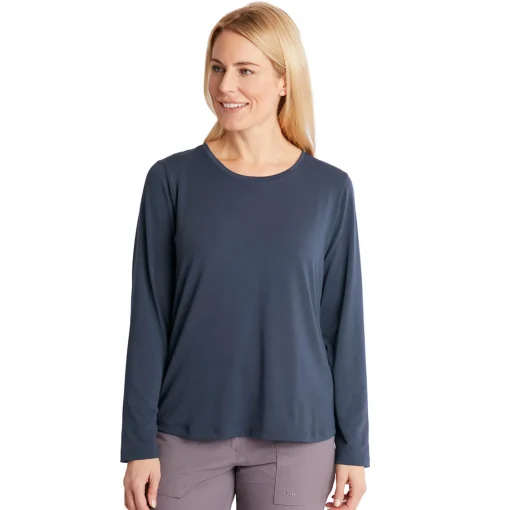 Women'S Global Long Sleeve T True Navy