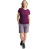Women'S Global Short Sleeve T-Shirt Plum Purple