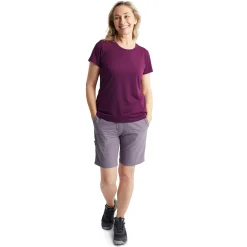 Women'S Global Short Sleeve T-Shirt Plum Purple