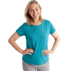 Women'S Global Short Sleeve T-Shirt Cove Blue