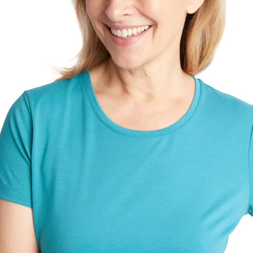 Women'S Global Short Sleeve T-Shirt Cove Blue