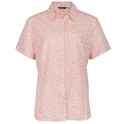 Women'S Marina Short Sleeve Shirt Dusk Orange Print