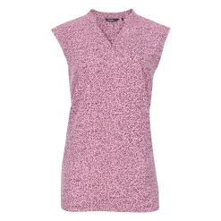 Women'S Marina Top Plum Purple Print