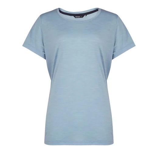 Women'S Merino Cool Short Sleeve T-Shirt Horizon Blue Marl