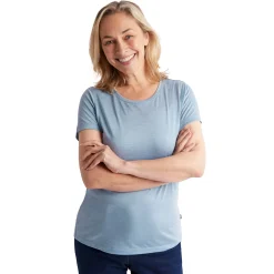 Women'S Merino Cool Short Sleeve T-Shirt Horizon Blue Marl