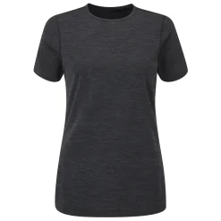 Women'S Merino Union 150 Short Sleeve Crew Dark Charcoal Marl