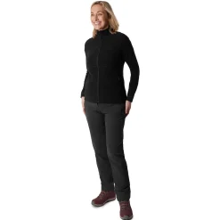 Women'S Microgrid Fleece Jacket Black
