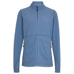 Women'S Microgrid Fleece Jacket Heather Blue