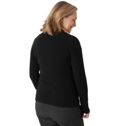 Women'S Microgrid Fleece Jacket Black