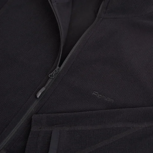 Women'S Microgrid Fleece Jacket Black