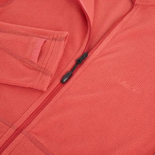 Women'S Microgrid Fleece Jacket Cardinal Pink