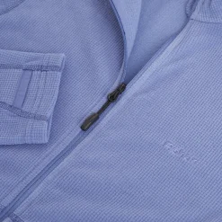 Women'S Microgrid Fleece Jacket Heather Blue
