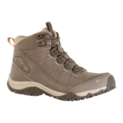 Women'S Oboz Ousel Mid B Dry Cinder Stone