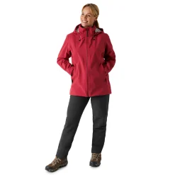 Women'S Parkland Waterproof Jacket Coast Red
