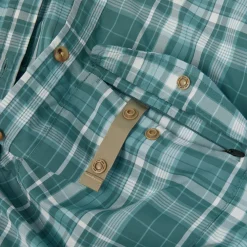 Women'S Pennine Shirt Short Sleeve Venice Green Check