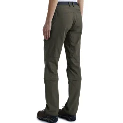 Women'S Pioneer Convertible Trousers Dark Olive Brown