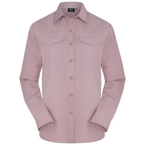 Women'S Pioneer Long Sleeve Shirt Rose Pink