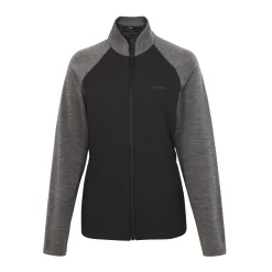 Women'S Radiant Merino Hybrid Jacket Black/Grey Marl