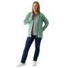 Women'S Radiant Merino Jacket Camber Green