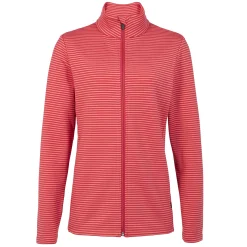 Women'S Radiant Stripe Jacket Cardinal Pink Stripe